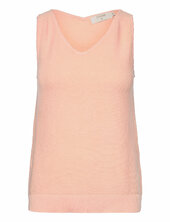 Crsillar Knit Top Cream Pink