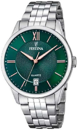 Festina Herreur F20425-7 Classic Grøn/stål Ø43 Mm
