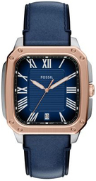 Fossil Herreur Fs6149 Crosby Blå/læder