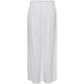 Bukser Only  Noos Tokyo Linen Trousers - Bright White