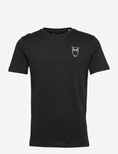 Owl Chest Tee - Gots/vegan Knowledge Cotton Apparel Black