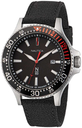 Nautica Herreur Napcbf201 Cocoa Beach Sort/tekstil Ø43 Mm