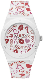 Guess Dameur W0979l19 Hvid/gummi Ø42 Mm
