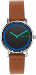 Skagen Dameur Skw3116 Signatur Lille Sort/læder Ø43 Mm