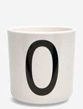 Kids Personal Eco Cup Design Letters White
