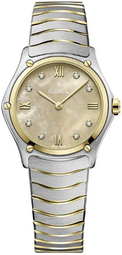 Ebel Dameur 1216488a Classic Beige/18 Karat Guld Ø29 Mm