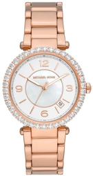 Michael Kors Dameur Mk4695 Parker Sølvfarvet/rosaguldtonet Stål