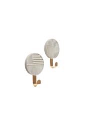 Holt Knager - 2 Kroge Gray/gold