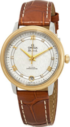 Omega Dameur 424.23.33.20.52.001 De Ville Prestige Sølvfarvet/læder