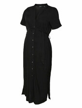 Vmmvica S/s Shirt Dress Ga Noos Vero Moda Maternity Black