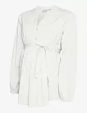 Mlelva Lia L/s Wo Top 2f Mamalicious White