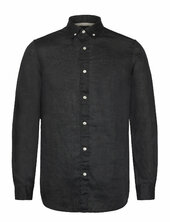 Core - Linen Shirt Ls Button-down Scotch & Soda Black