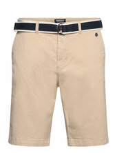 Dks Belted Bermuda Shorts Sebago Beige