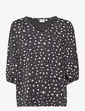 Minasz V-n Blouse Saint Tropez Navy