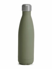 Steel Bottle Rubber Finish 50cl Sagaform Green