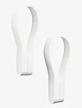 Towel Strap Loop Magnet 2 Pcs Z Denmark White