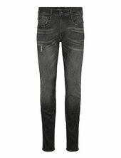 Anbass Trousers Slim Aged Replay Grey