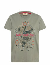 Mmhallin O-ss Deco Tee Mos Mosh Green