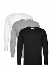 3pk Basic Tee L/s Lindbergh Black