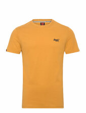 Essential Logo Emb Tee Superdry Yellow