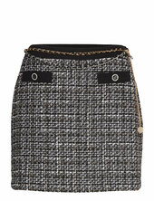 Yvonne Mix Denim Tweed Skirt Guess Jeans Black