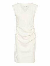 Kaindia V-neck Dress Kaffe White