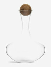 Nature Wine Carafe With Oak Stopper Sagaform