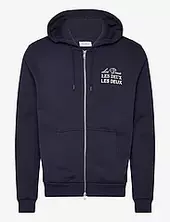 Triple Zipper Hoodie Les Deux Navy