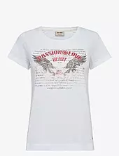 Mmzibby O-ss Tee Mos Mosh White