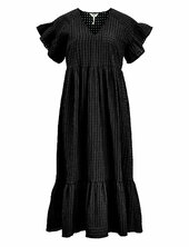 Objvita S/s Long Dress Rep Object Black