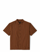 Cru Stripe S/s Wvn Brixton Orange