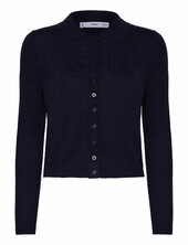 Polo-neck Cardigan Mango Black