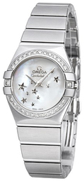Omega Dameur 123.15.24.60.05.003 Constellation Quartz 24mm Stål Ø24