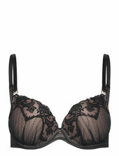 Cabaret Sauvage T-shirt Push Up Bra Chantelle Black