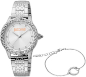 Just Cavalli Dameur Jc1l144m0045 Animalier Sølvfarvet/stål Ø34 Mm
