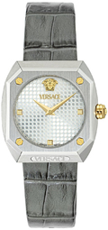 Versace Dameur Ve9e00124 Antares Sølvfarvet/læder