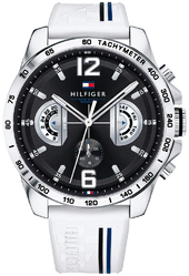 Tommy Hilfiger Herreur 1791475 Classic Sort/gummi Ø46 Mm