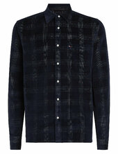 Corduroy Check Rf Shirt Tommy Hilfiger Navy