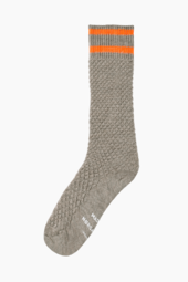 Woolen Bubble Socks - Silver Birch Melange - Mads Nørgaard - Beige One Size