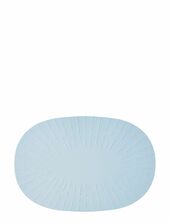 Confetti Aqua Placemat 95% Recycled Leather 1 Piece 45.0x30.6 Cm Aida Blue