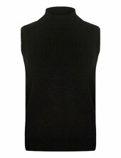 Crvillea Knit Vest Cream Black