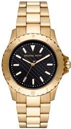 Michael Kors Herreur Mk9078 Everest Sort/guldtonet Stål Ø40 Mm