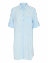 Kapauline Shirt Dress Kaffe Blue