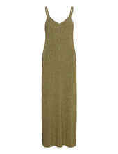 Long Lurex Dress Mango Green