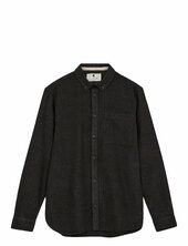 Akkonrad 2 T Brushed Shirt Anerkjendt Khaki
