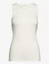 Alberte Cotton Top Drop Needle Gots Gai+lisva White