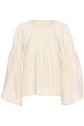 Gestuz - Bluse - Gzmalloon Blouse - Egret