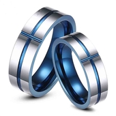 Blue H3 - Vielse Eller Forlovelsesring I Tungsten