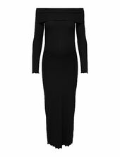 Olmesmeralda L/s Off Shoulder Dress Jrs Only Maternity Black