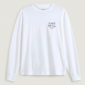 Langærmede T-shirts Vans  Cafe  Ls